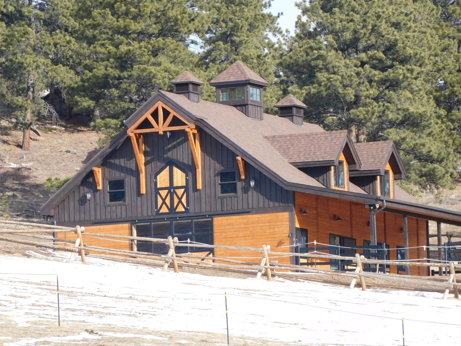 Customized Barn Pro’s Build, Mountain property