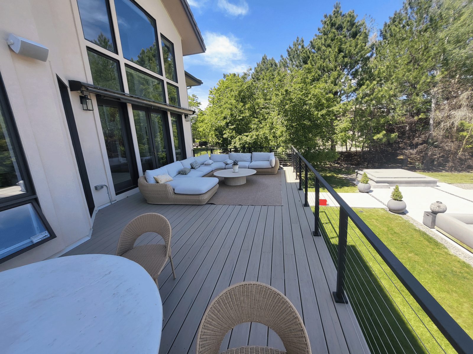 Custom Deck and Stucco Replacement detail